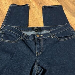 Forever 21 Dark Blue High Rise Jeans